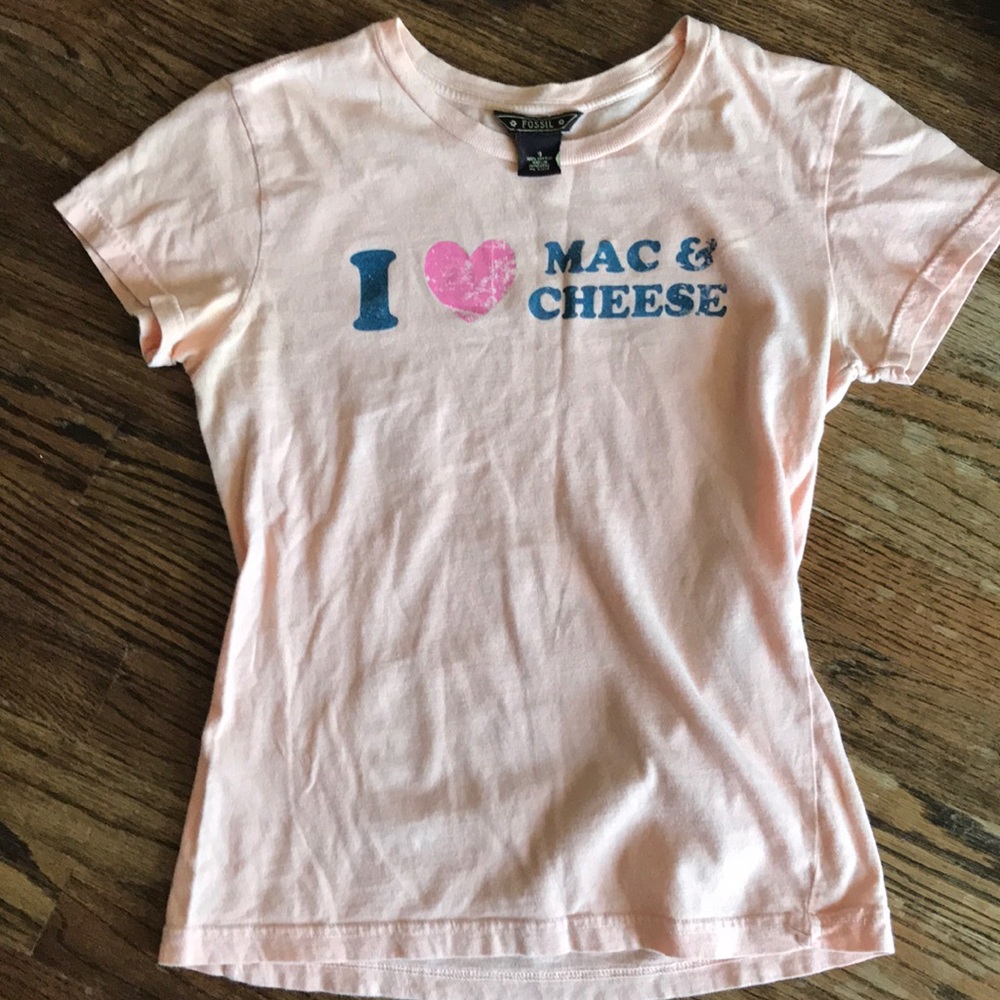Peach colored Fossil short sleeve t-shirt